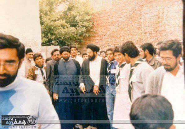 علامہ عارف الحسینی ہمراہ علامہ ساجد علی نقوی