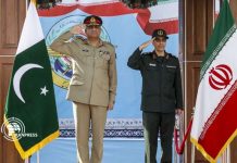 ایران اور پاکستان کی مسلح افواج کے سربراہوں نے اسلام آباد میں ایک دوسرے ملاقات کی ہے۔