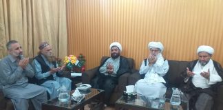 شیعہ علماء کونسل پاکستان کے رہنما علامہ عارف حسین واحدی کا دورہ پشاور