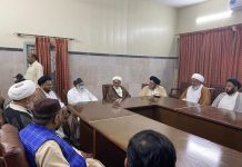 شیعہ علماء کونسل پاکستان کے وفد کی جامعۃ المنتظر آمد