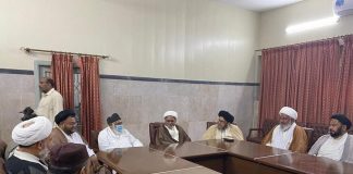 شیعہ علماء کونسل پاکستان کے وفد کی جامعۃ المنتظر آمد