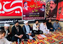 ملک کی موجودہ صورتحال پر تشویش ہے شیعہ علماء کونسل پاکستان سندھ