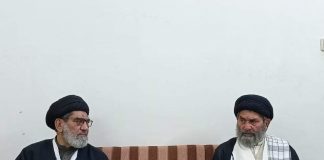 قائد ملت جعفریہ پاکستان علامہ ساجد نقوی سے علامہ تقی شاہ نقوی کی ملاقات