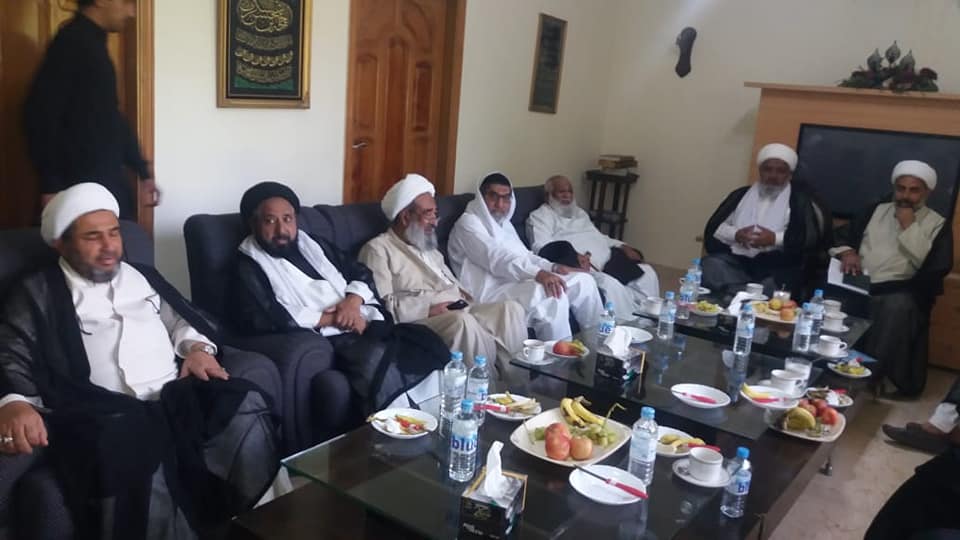 قائد ملت جعفریہ پاکستان آیت اللہ سید ساجد علی نقوی سے علماء کرام کی اہم ملاقات