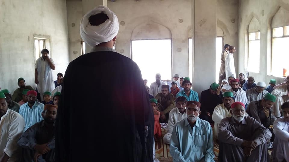 قائدملت جعفریہ و زہرا اکیڈمی کے تعاون سے مسجد تعمیر نماز جمعہ سے افتتاح