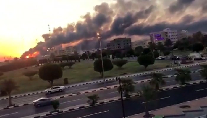 سعودی تیل کمپنی آرامکوپر ڈرون حملہ