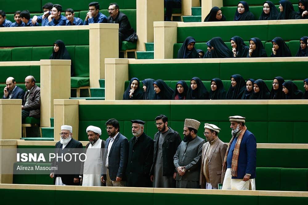 تصویری رپورٹ : ملی یکجہتی کونسل پاکستان کے وفد کا ایرانی پارلمنٹ کا دورہ