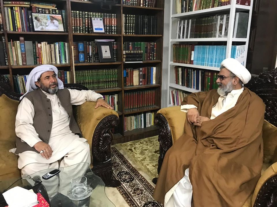 شیعہ علماء کونسل پاکستان کے مرکزی سیکریٹری جنرل علامہ واحدی علامہ راجہ ناصرکےمابین ملاقات