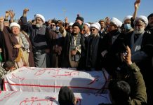 شہدائے مچھ کوئٹہ کی نماز جنازہ ادا کردی گئی شیعہ علماء کونسل پاکستان کا وفد بھی شریک