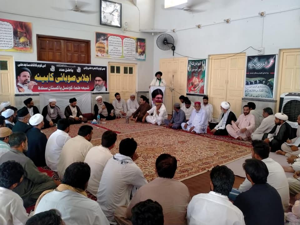 شیعہ علماء کونسل صوبہ سندھ کی کابینہ کی حلف برداری