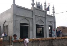 قمبر۔ سندھ قائد ملت جعفریہ پاکستان کی ہدایت پر جامد مسجد علی اکبر ؑ کی تعمیر نو مکمل