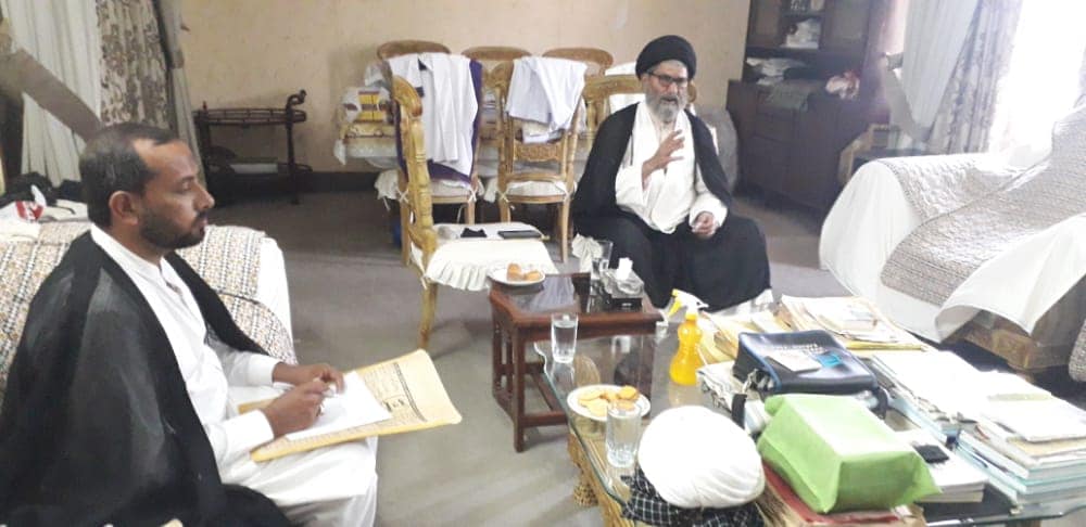 قائد ملت جعفریہ پاکستان سے قم کے علماء کے وفد کی خصوصی ملاقات