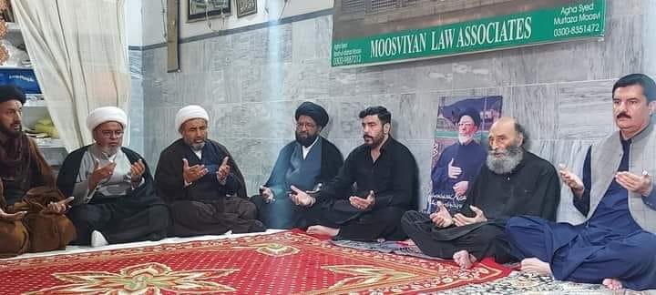 شیعہ علماء کونسل پاکستان کے وفد کی آغا حاد موسوی کی وفات پر تعزیت