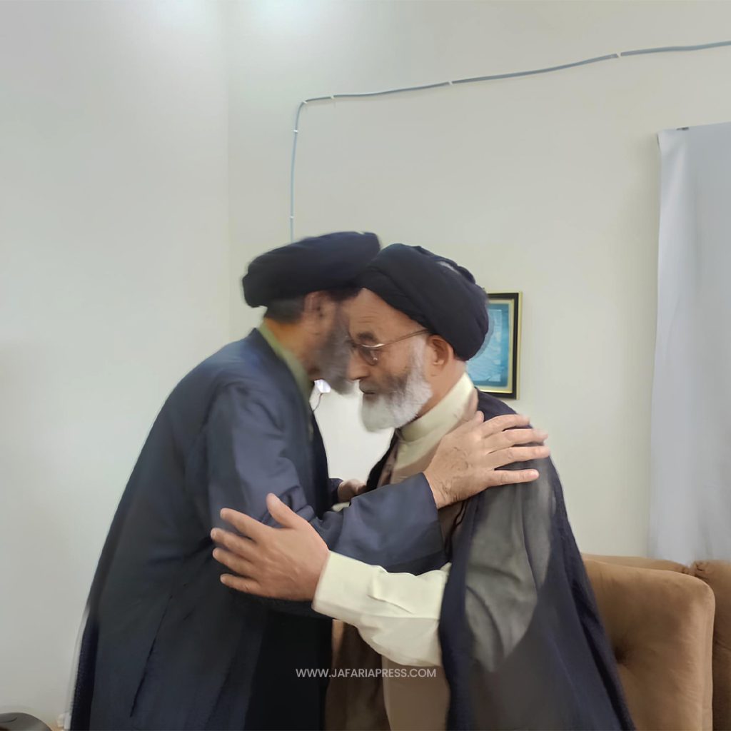 قائد ملت جعفریہ پاکستان سے آغا سید باقر الحسینی کی ملاقات 