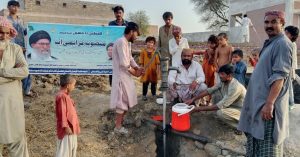 قائد ملت جعفریہ پاکستان کی سرپرستی میں پانی کی فراہمی کے منصوبے