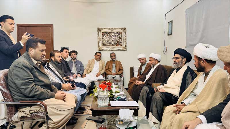 قائد محترم نے علامہ شیخ مرزا علی کی دختر نیک اختر کا نکاح پڑھایا