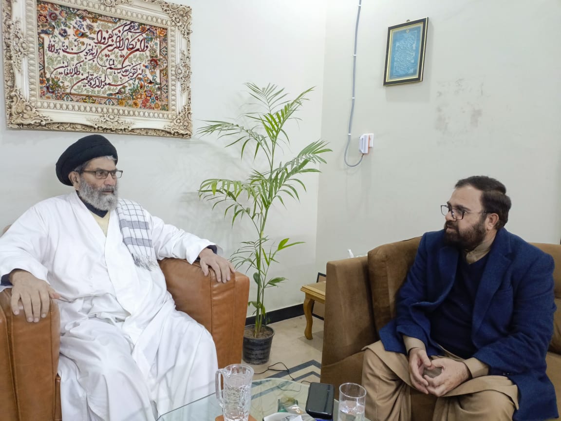 راولپنڈی میں قائد ملت جعفریہ آیت اللہ سید ساجد علی نقوی سے علامہ اشفاق وحیدی کی ملاقات