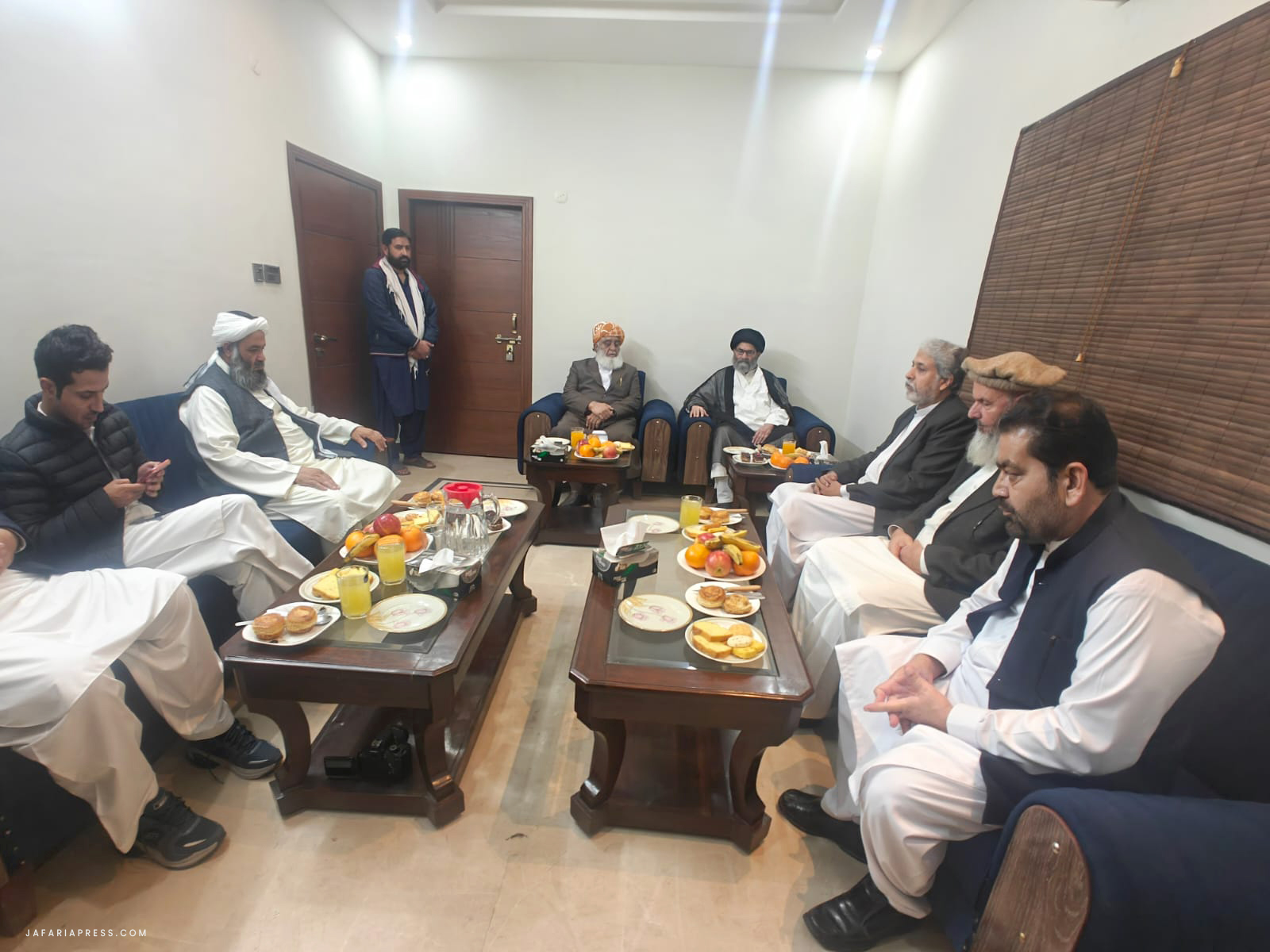 علامہ سید ساجد علی نقوی سے مولانا فضل الرحمان کی ملاقات، سانحہ ترلائی پر تعزیت