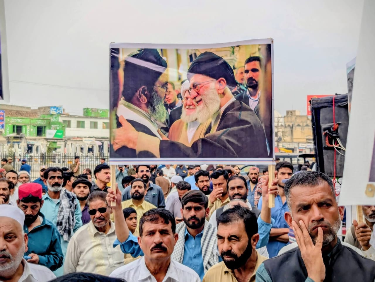 ایران پر امریکی و اسرائیلی جارحیت کے خلاف پاکستان میں احتجاج