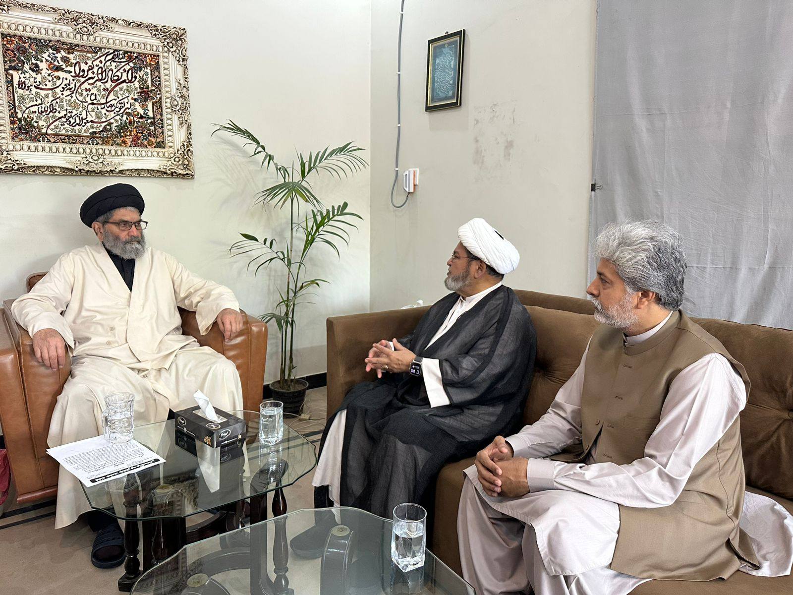 ساجد نقوی سے شبیر میثمی کی ملاقات