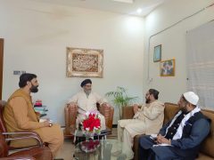 قائد ملت جعفریہ آیت اللہ سید ساجد علی نقوی سے علماء و وفود کی ملاقات، رہبر معظم کی شہادت پر تعزیت