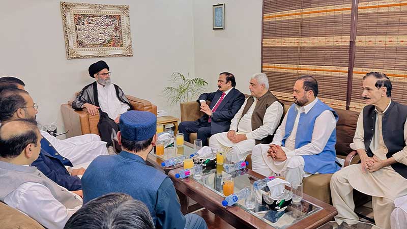 مسلم لیگ ن کے وفد کی قائد ملت جعفریہ پاکستان سے ملاقات