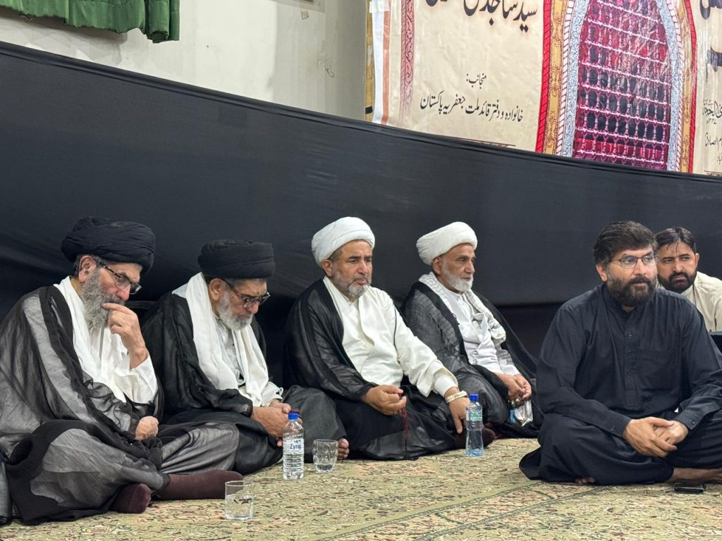 قائد ملت جعفریہ علامہ ساجد علی نقوی کی اہلیہ مرحومہ کا چہلم علماء کرام، سفیر ایران اور مذہبی شخصیات کی شرکت