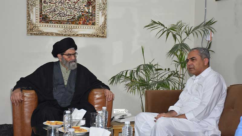 قائد ملت جعفریہ پاکستان علامہ ساجد نقوی سے وزیر داخلہ سید محسن نقوی کی ملاقات