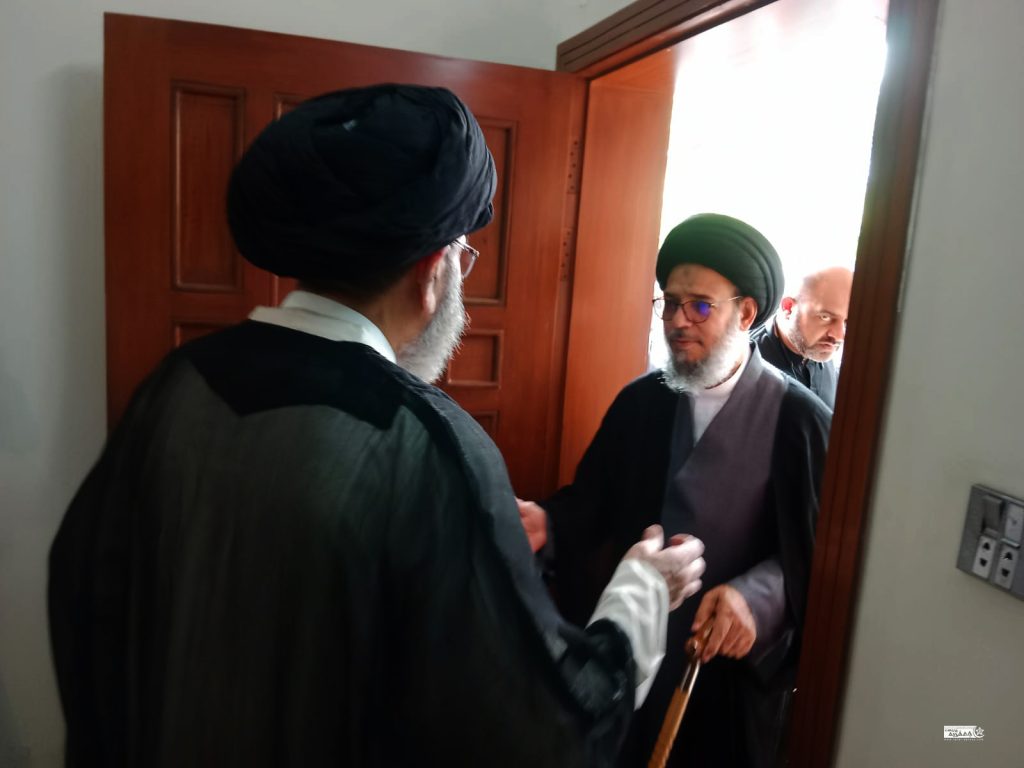 قائد ملت جعفریہ پاکستان آیت اللہ سید ساجد علی نقوی سے علامہ سید عقیل الغروی کی ملاقات