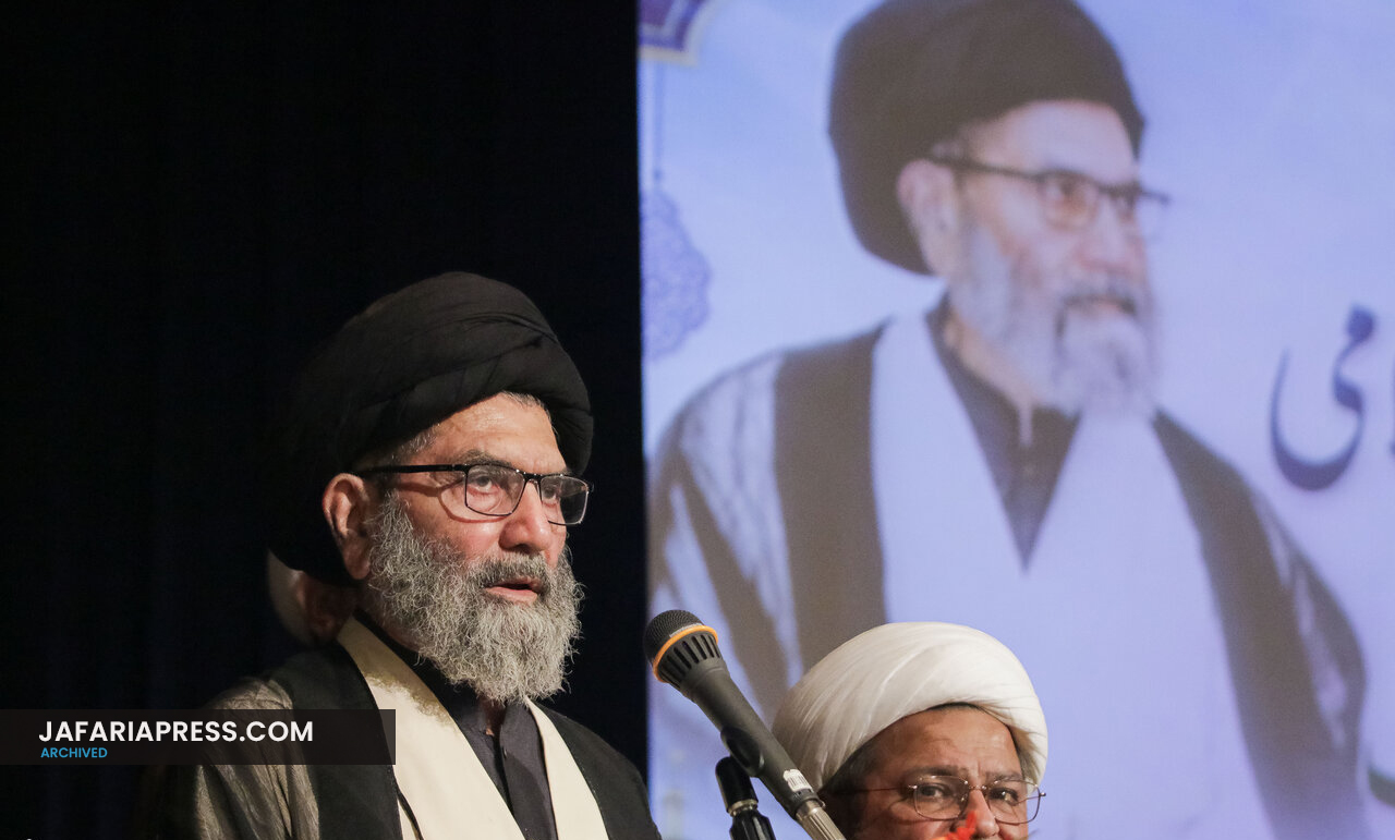 قائد ملت جعفریہ پاکستان آیت اللہ سید ساجد علی نقوی یوم الحاق پاکستان 2026 پر مسئلہ کشمیر سے متعلق پیغام دیتے ہوئے