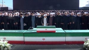 شہید رہبر انقلاب اسلامی کی نماز جنازہ میں لاکھوں سوگواروں کی شرکت