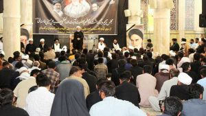 قائد ملت جعفریہ پاکستان آیت اللہ سید ساجد علی نقوی مسجد اعظم قم میں تعزیتی مجلس سے خطاب اور شرکاء