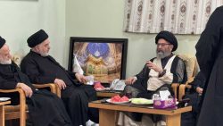 قم میں قائد ملت جعفریہ پاکستان آیت اللہ سید ساجد علی نقوی کی حجۃ الاسلام آقائی جواد شہرستانی سے ملاقات