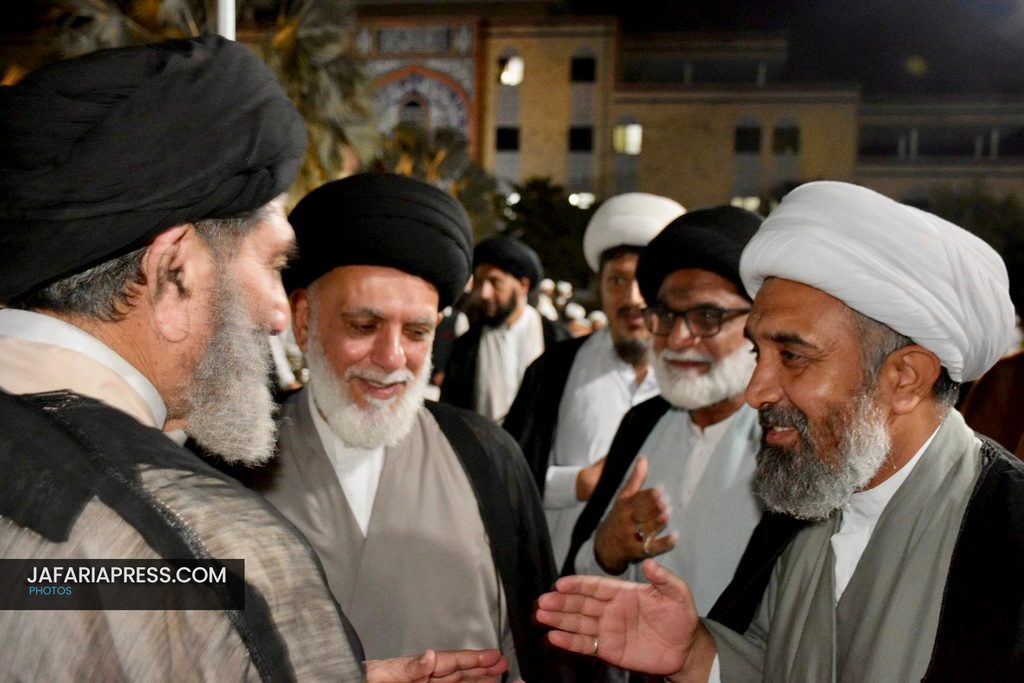 آیت اللہ سید ساجد علی نقوی کی علامہ سید احمد الاشکوری سے خصوصی ملاقات