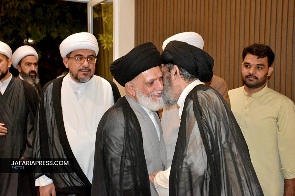 آیت اللہ سید ساجد علی نقوی کی علامہ سید احمد الاشکوری سے خصوصی ملاقات