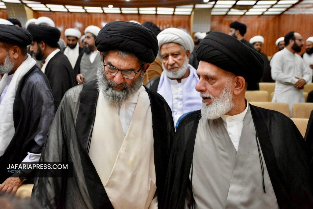 آیت اللہ سید ساجد علی نقوی کی علامہ سید احمد الاشکوری سے خصوصی ملاقات