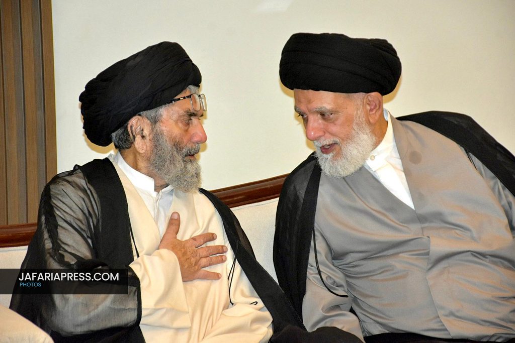 آیت اللہ سید ساجد علی نقوی کی علامہ سید احمد الاشکوری سے خصوصی ملاقات