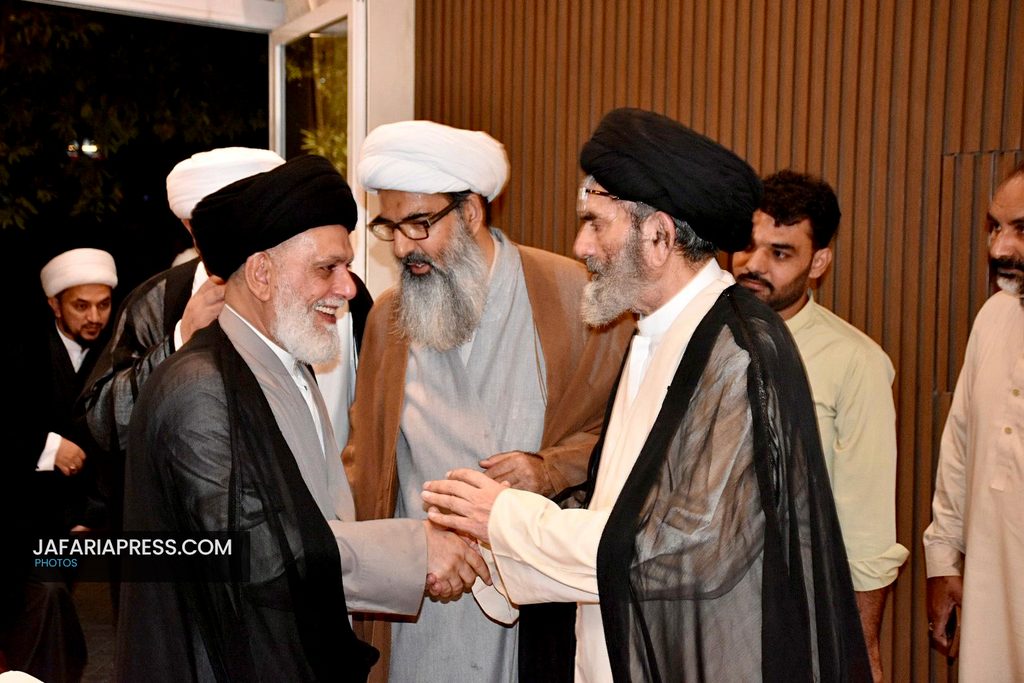 آیت اللہ سید ساجد علی نقوی کی علامہ سید احمد الاشکوری سے خصوصی ملاقات