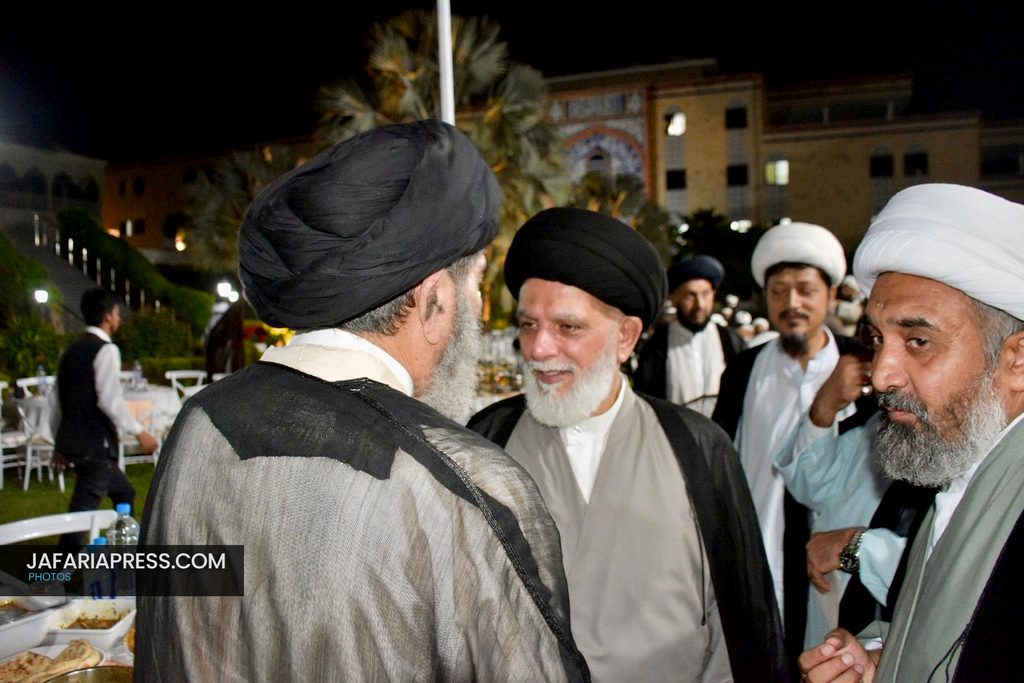 آیت اللہ سید ساجد علی نقوی کی علامہ سید احمد الاشکوری سے خصوصی ملاقات