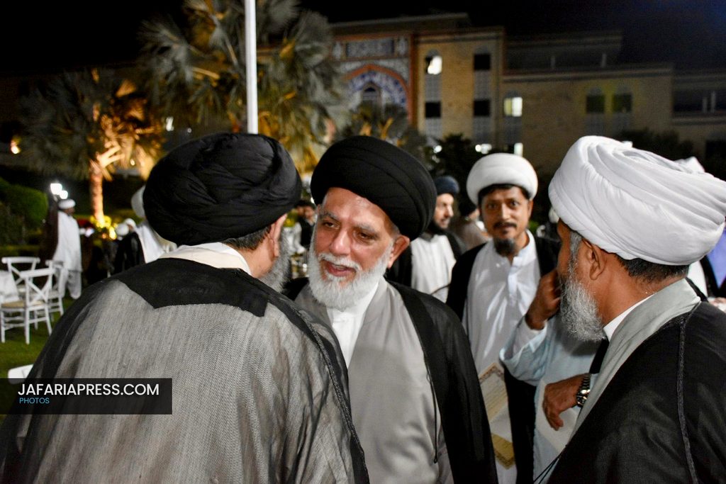 آیت اللہ سید ساجد علی نقوی کی علامہ سید احمد الاشکوری سے خصوصی ملاقات