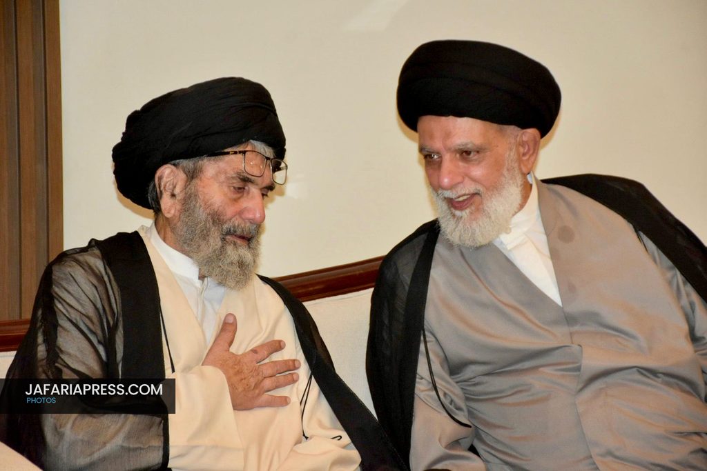 آیت اللہ سید ساجد علی نقوی کی علامہ سید احمد الاشکوری سے خصوصی ملاقات