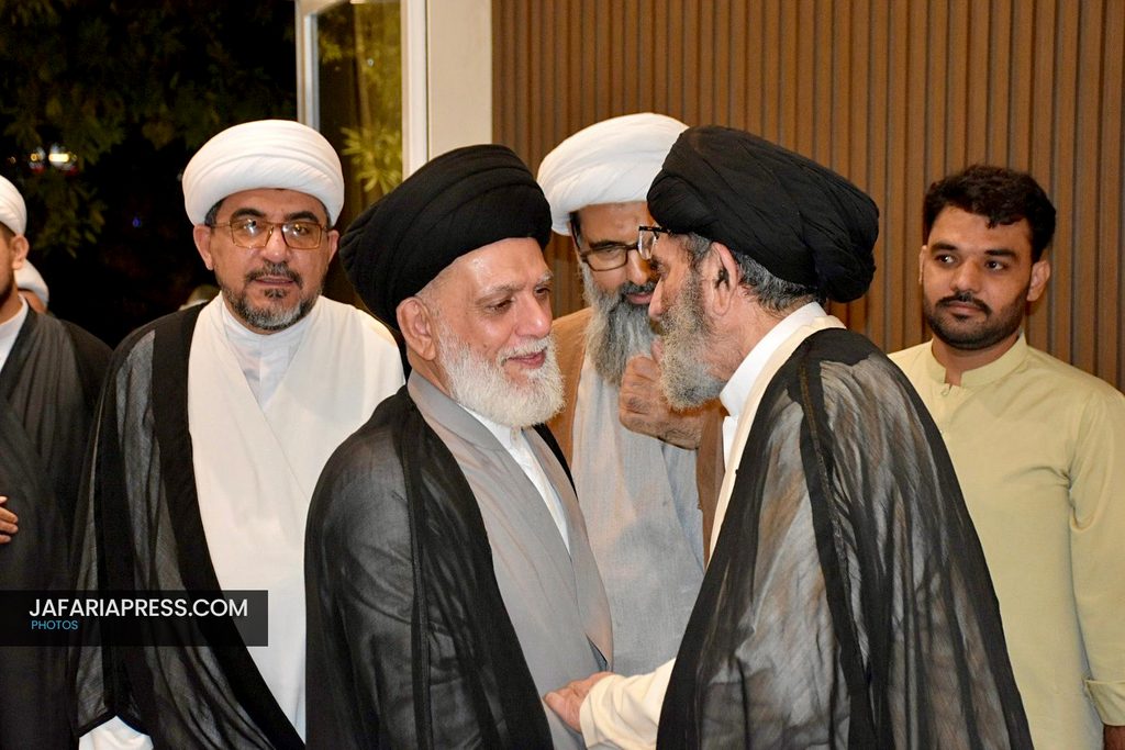 آیت اللہ سید ساجد علی نقوی کی علامہ سید احمد الاشکوری سے خصوصی ملاقات