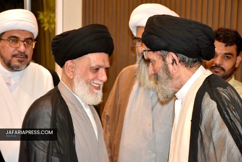 آیت اللہ سید ساجد علی نقوی کی علامہ سید احمد الاشکوری سے خصوصی ملاقات