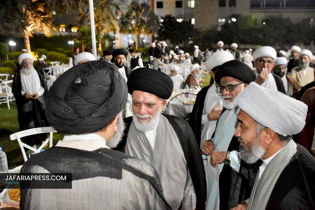 آیت اللہ سید ساجد علی نقوی کی علامہ سید احمد الاشکوری سے خصوصی ملاقات