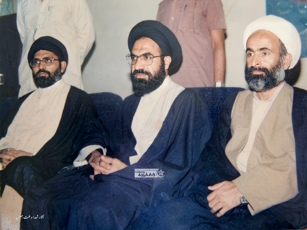 شہید قائد علامہ عارف حسین الحسینیؒ کی نایاب تصویر ہمراہ قائد علامہ ساجد نقوی