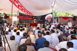آیت اللہ شیخ محمد حسین نجفی کی برسی کا اجتماع سلطان المدارس سرگودھا میں منعقد ہوا
