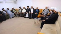 دفتر قائد ملت جعفریہ پاکستان نجف اشرف کے اراکین کی آیت اللہ العظمیٰ بشیر حسین نجفی سے ملاقات